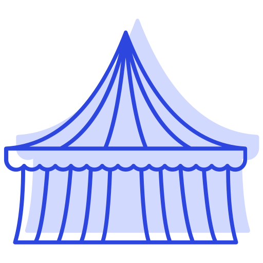 carpa del festival icono gratis