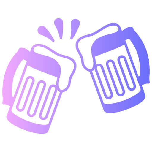 vasos de cerveza icono gratis
