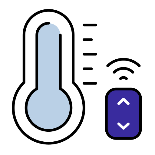 temperatura inteligente icono gratis