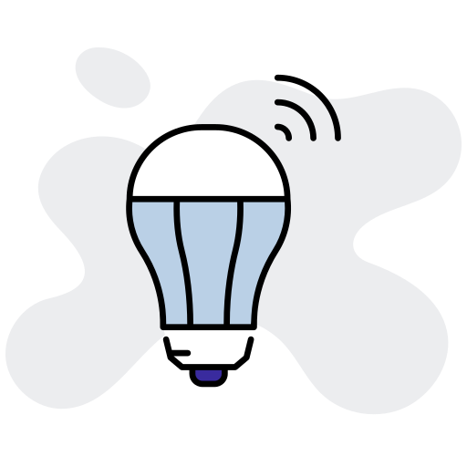 Smart bulb free icon Smart bulb free icon