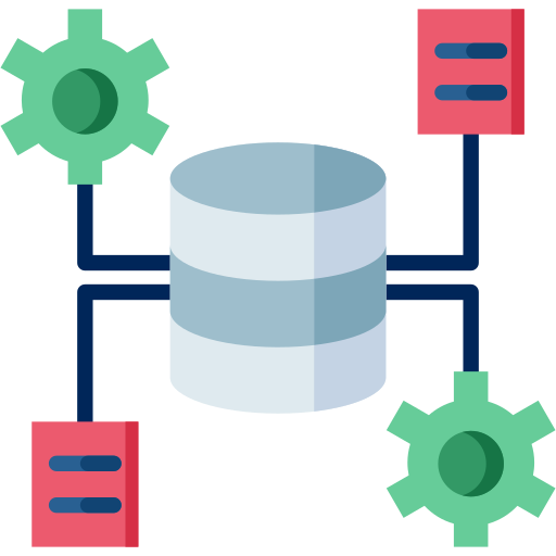 redes de bases de datos icono gratis
