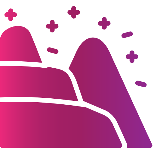 montañas icono gratis