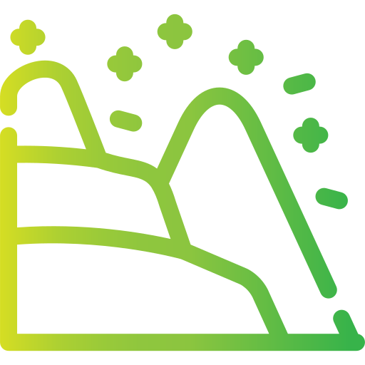 montañas icono gratis