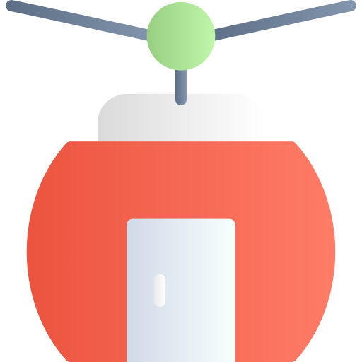 teleférico icono gratis