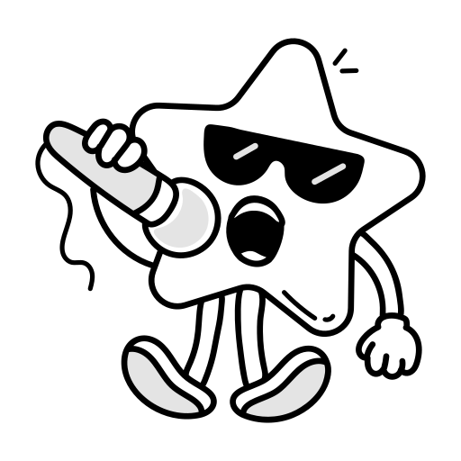 Singing free icon