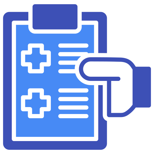 historial médico icono gratis