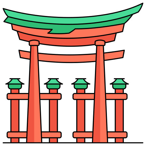 Torii gate free icon