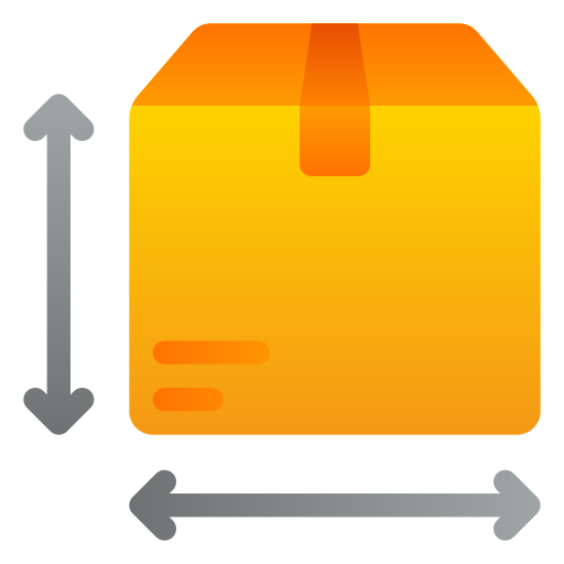 Package size free icon Package size free icon