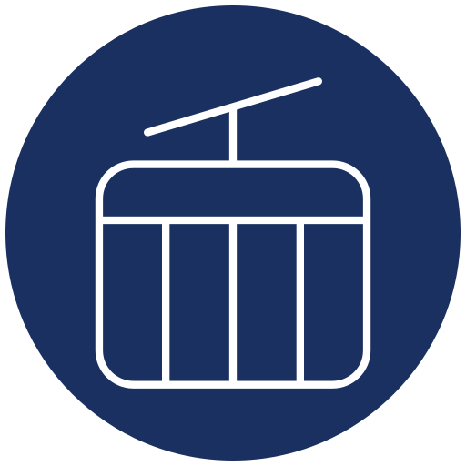 teleférico icono gratis