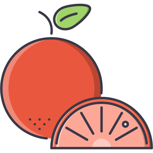 naranja icono gratis