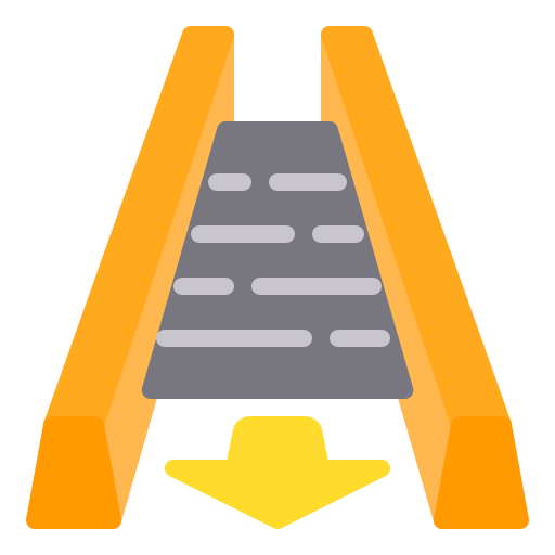 Conveyor hazard icono gratis