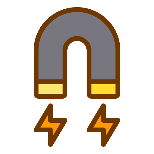 Magnetic field free icon