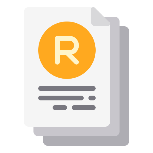 documento registrado icono gratis