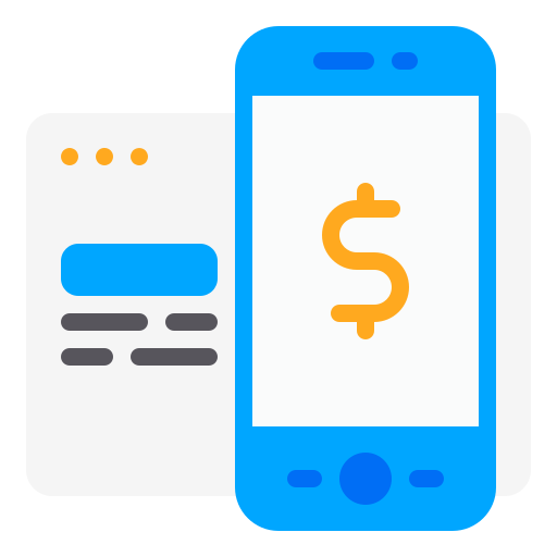 pago en línea icono gratis