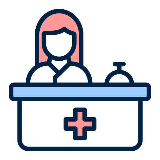 réceptionniste d'hôpital Icône gratuit réceptionniste d'hôpital Icône gratuit