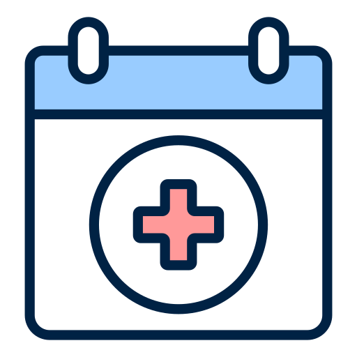 cita médica icono gratis