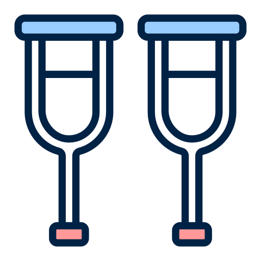 Костыли бесплатно иконка