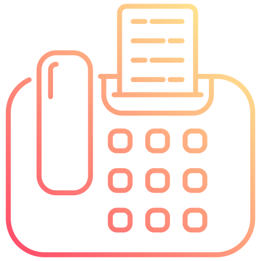 máquina de fax icono gratis