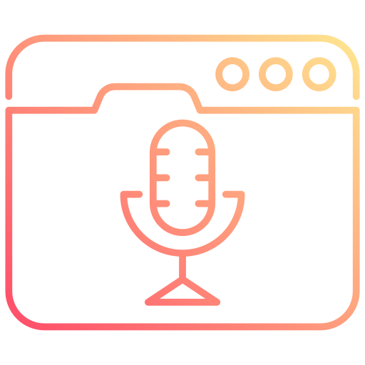 enregistreur vocal en ligne Icône gratuit enregistreur vocal en ligne Icône gratuit