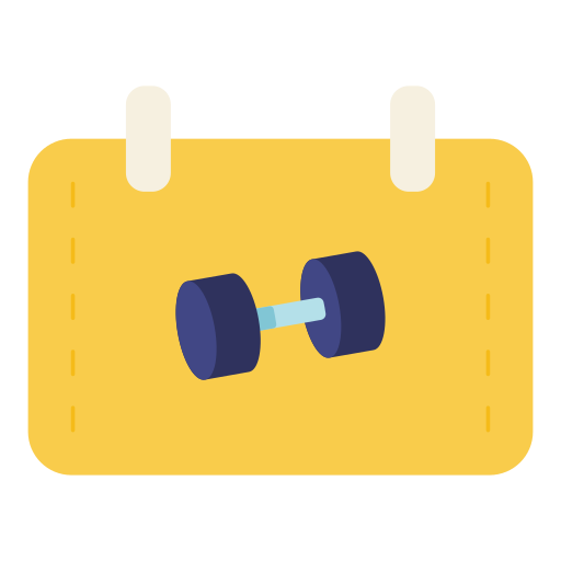 horario del gimnasio icono gratis