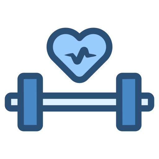 aptitud física icono gratis