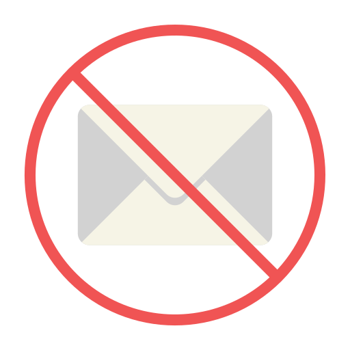 bloqueador de correo electrónico icono gratis