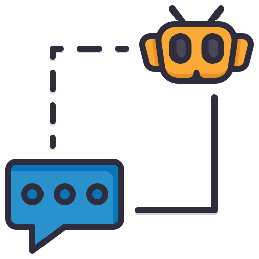 bot de chat icono gratis