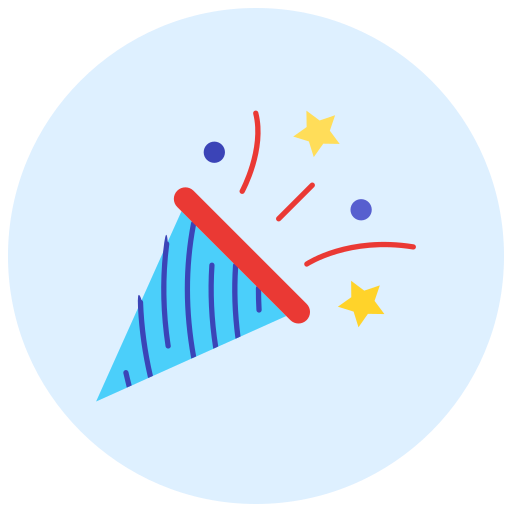 celebração grátis ícone