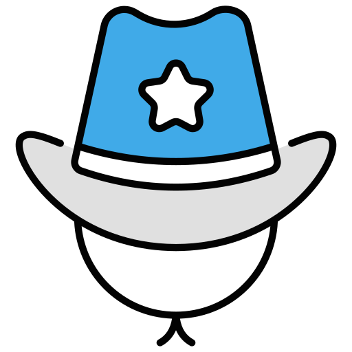 sombrero de vaquero icono gratis