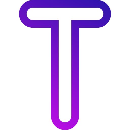 문자 t 무료 아이콘