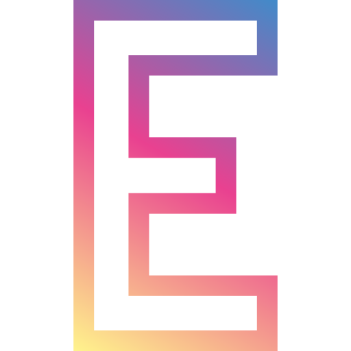 letra e icono gratis