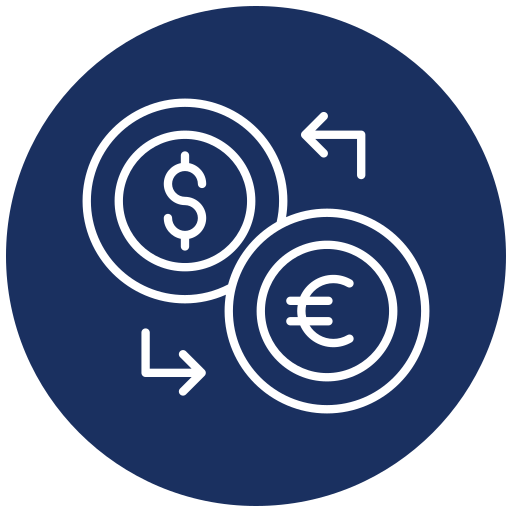 change de devises Icône gratuit