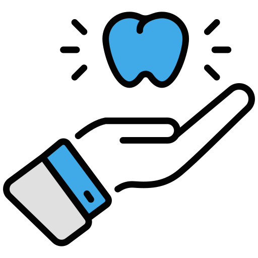 seguro dental icono gratis