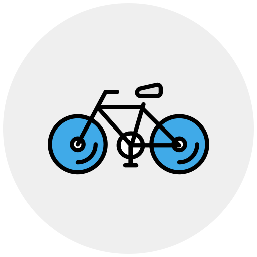 Bicycle free icon