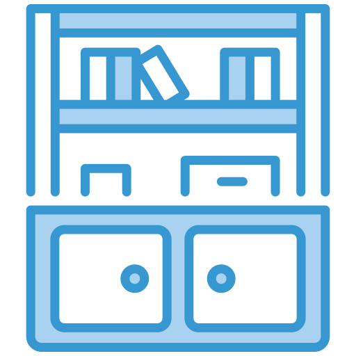 estantes icono gratis