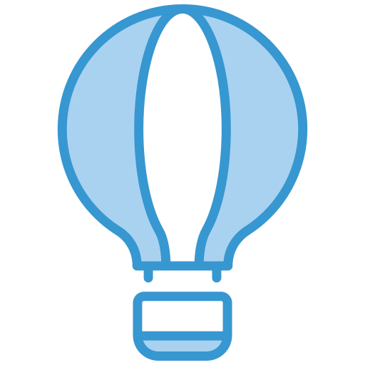 globo aerostático icono gratis