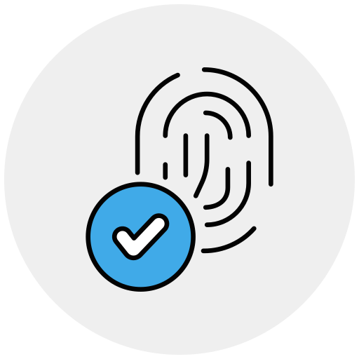 empreinte digitale Icône gratuit