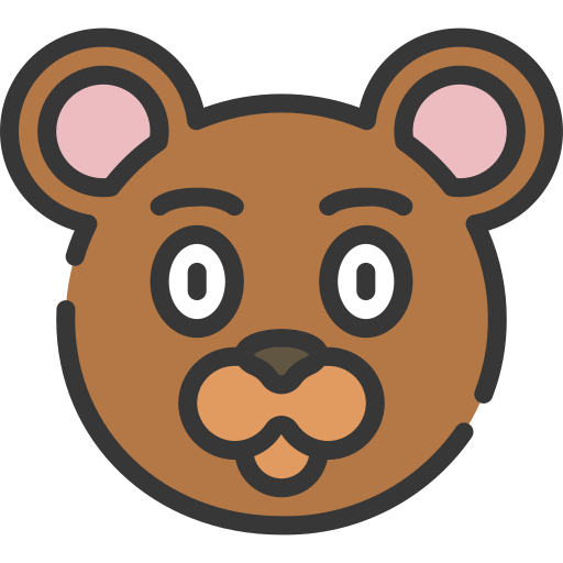 Bear Juicy Fish Soft-fill icon