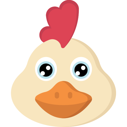 Chicken icon Juicy Fish Flat