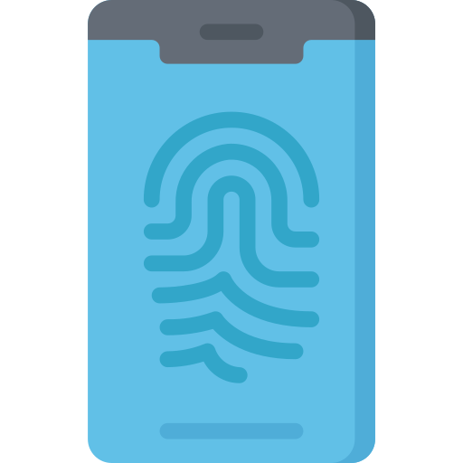 Huella dactilar icono gratis