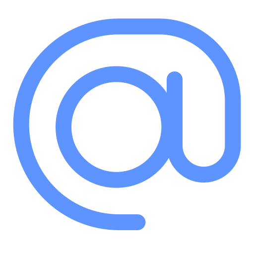 At sign free icon