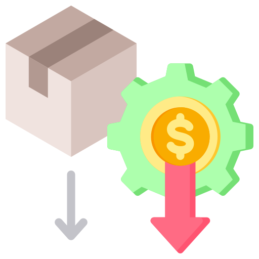 producción icono gratis