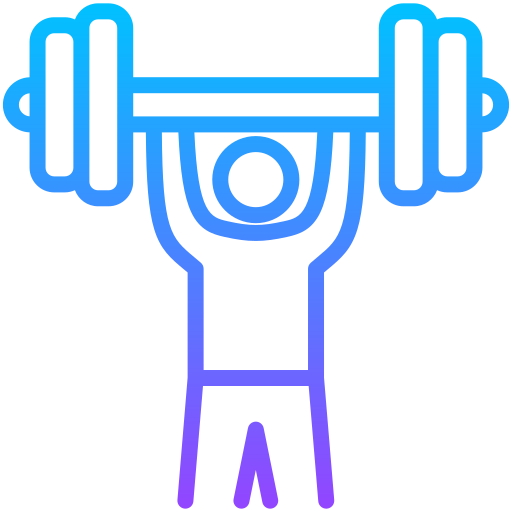 levantamiento de pesas icono gratis