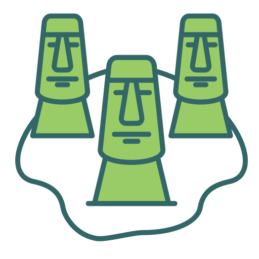 estatua moai icono gratis