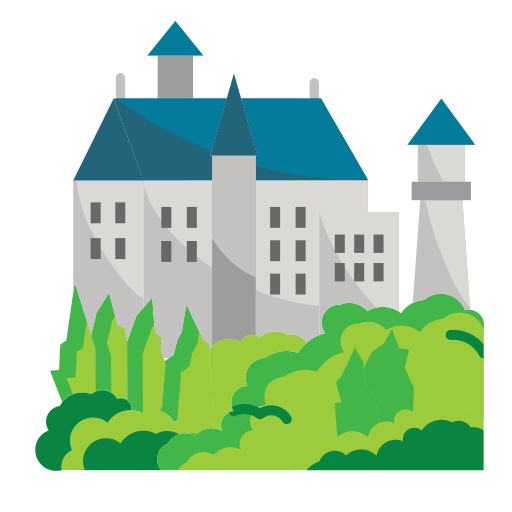 castillo de neuschwanstein icono gratis