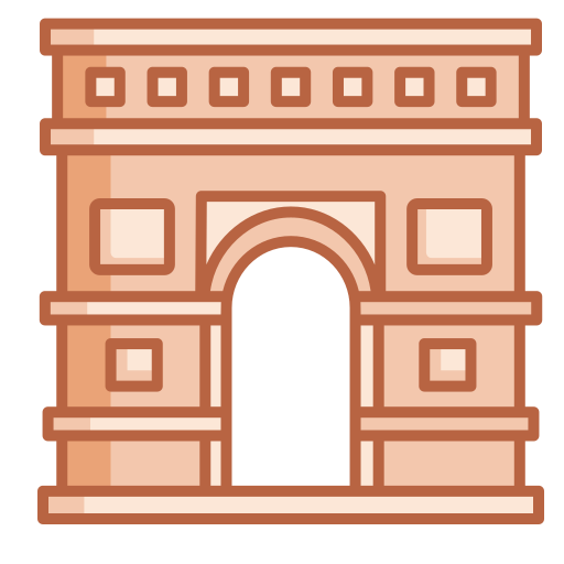 Arc de triomphe free icon