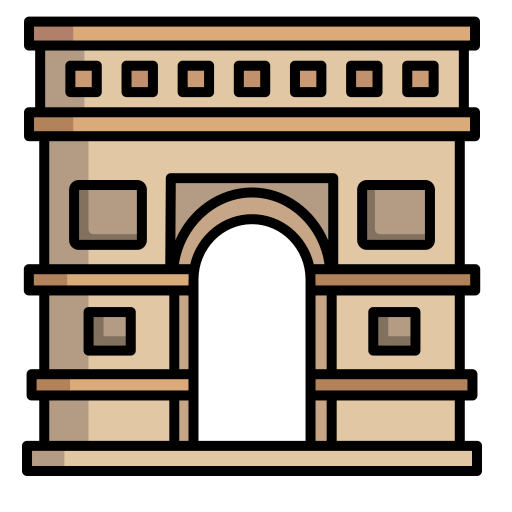 arco del triunfo icono gratis