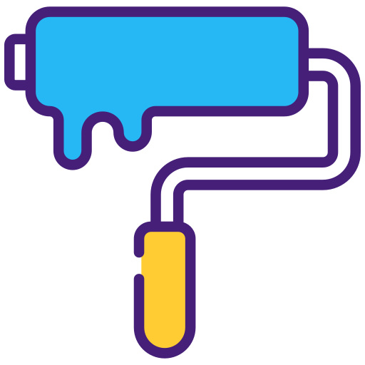 Paint roller free icon