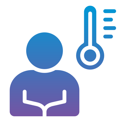 temperatura corporal icono gratis