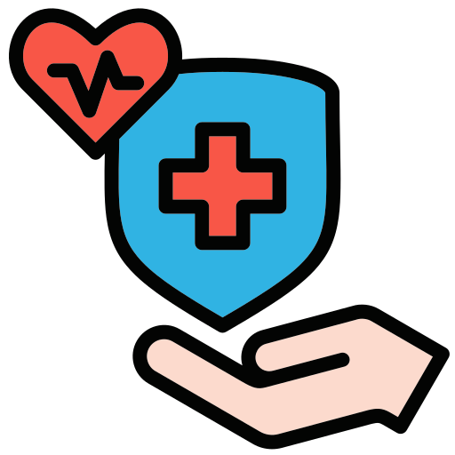 seguro de salud icono gratis